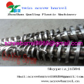 Bimetallic Conical Twin Screw For Extrusion Blow Machine 